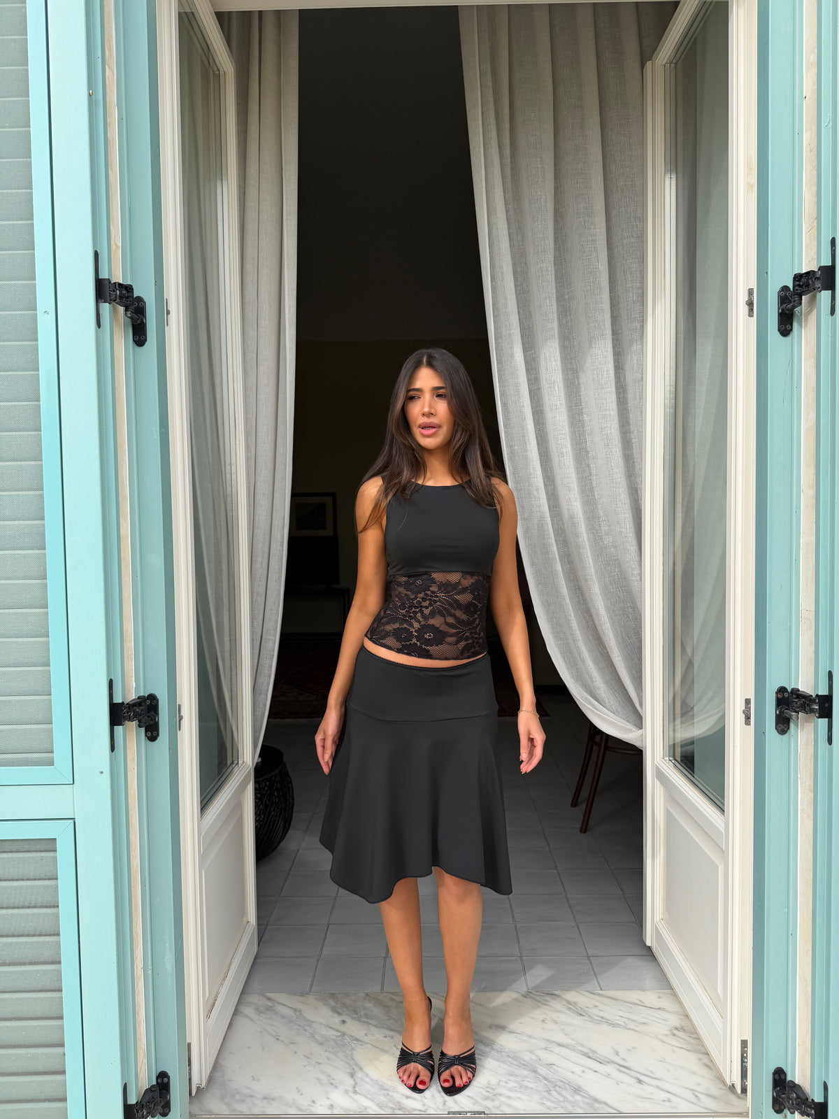 Sira skirt - sort