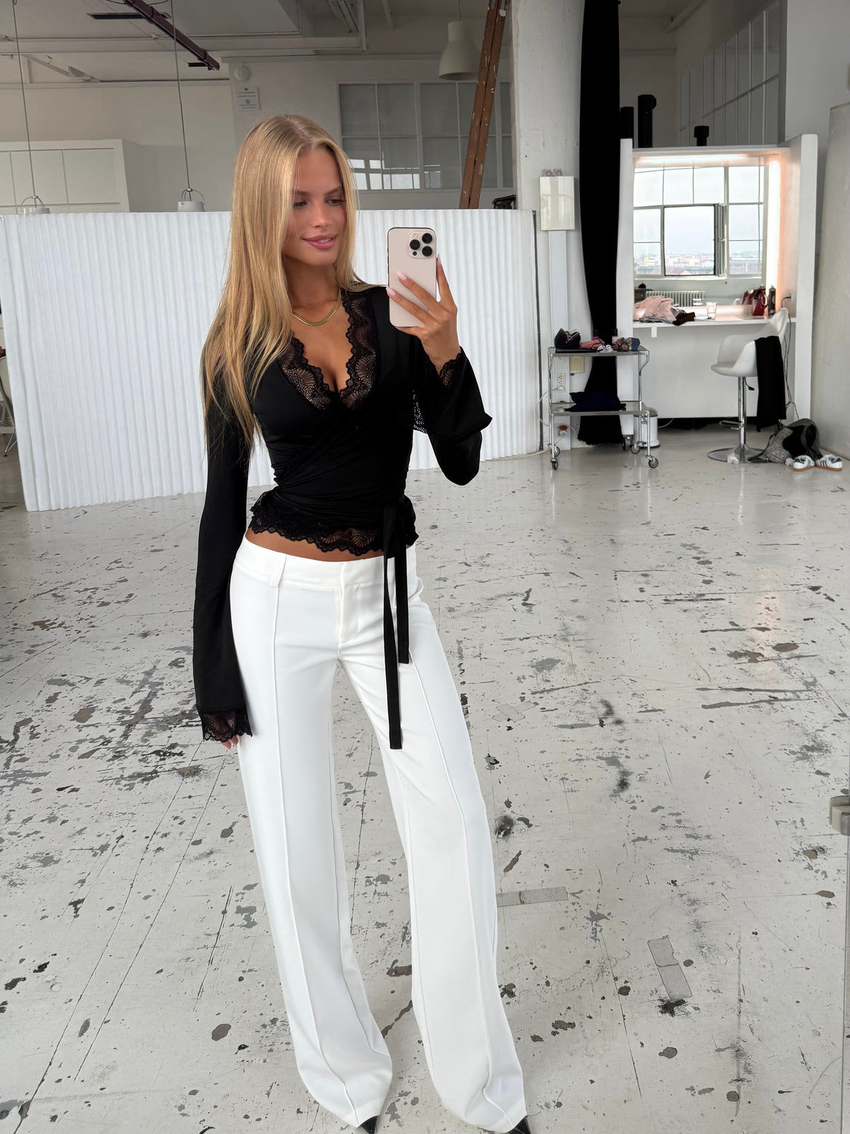 New ballerina basic lace top - sort