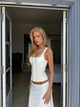 Beba button top - hvid