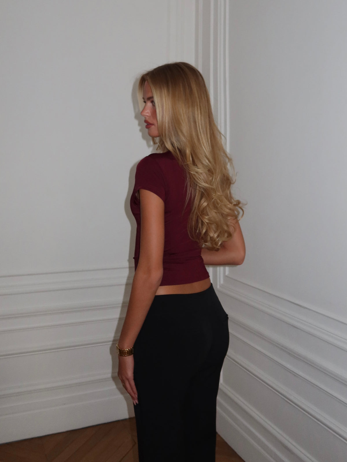Ava top - bordeaux