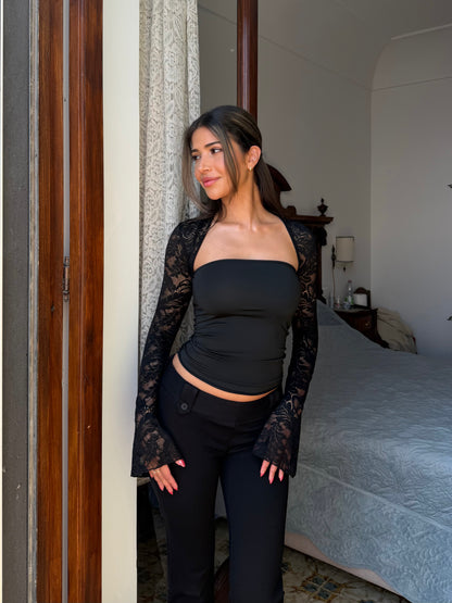 Lua lace top - sort