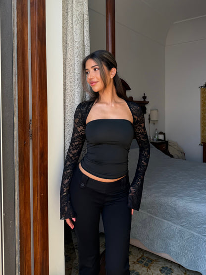 Lua lace top - sort