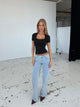 Blair basic lace tee - sort